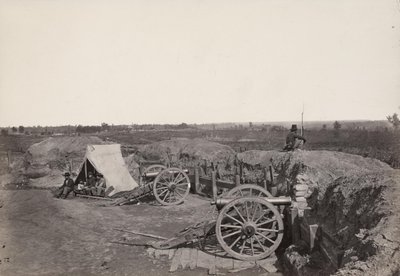 Former Confederate Fortifications in Front of Atlanta by George N. Barnard